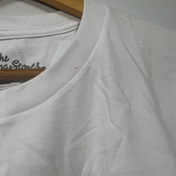 Rolling Stones White Cotton Tee - Picture 6 of 7